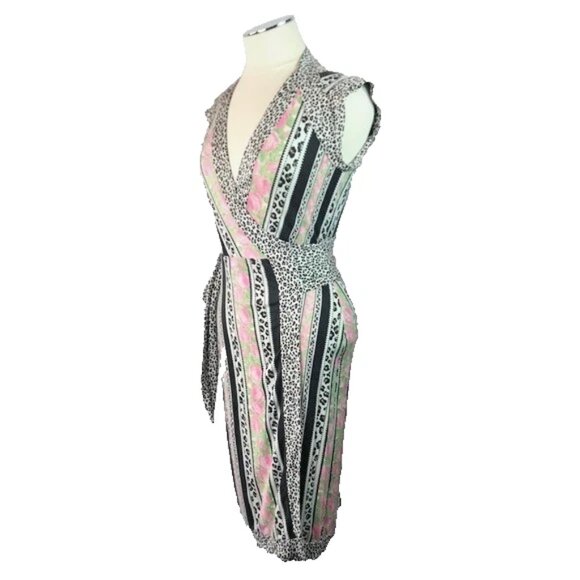 Diane von Furstenberg Hilda Silk Wrap Dress 12 - Picture 2 of 7